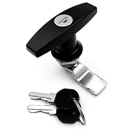 Lastbil T-håndtag Lås Trailer Lås SORT Sort