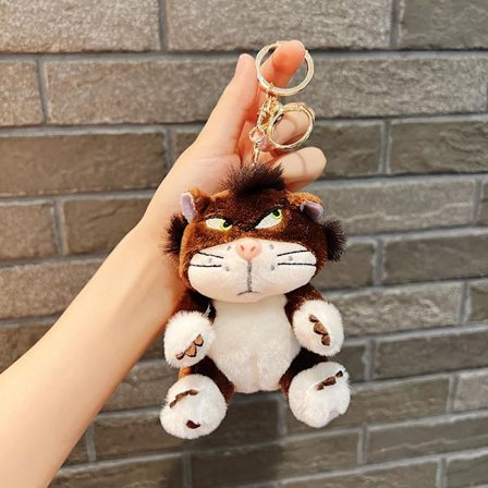 Sød lille dukke, par taske vedhæng, plyslegetøj dukke nøglering, dukke hæ