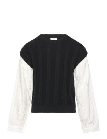 Pullover Shirt Black Creamie