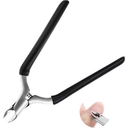 Neglebåndssaks, Neglebåndsfjerner Professionel Manicure og Pedicure Neglebåndsfjerner Værktøj Rustfrit Stål Neglebåndsklippere Sort