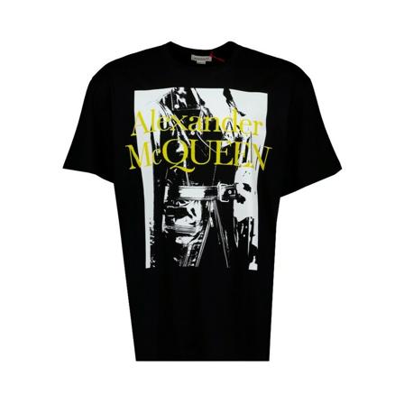 Alexander McQueen T-Shirts Sort, Herre