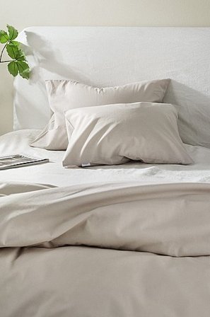 Jotex - Örngott 2-pack 50x60 Cm Ekologisk Beige ZACK - Köp Örngott hos Jotex