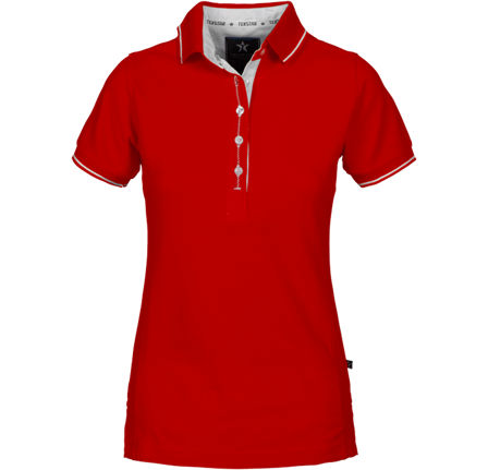 Texstar PSW5156000160 Poloskjorte rød Rød, Klær