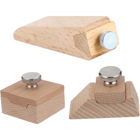 3 stk. Håndslipeklosser Firkantet Skråkant Kile Treslipepapir Slipeputer for Trearbeid