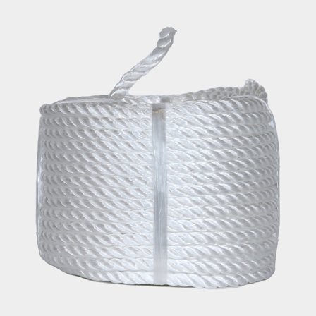 Corda per telone Minirullo, Ø6 mm, 30 metri, bianco