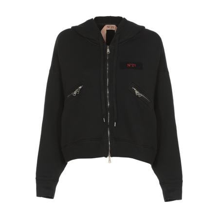N21 N°21 Truis Black , Zwart , Dames , Maat: S
