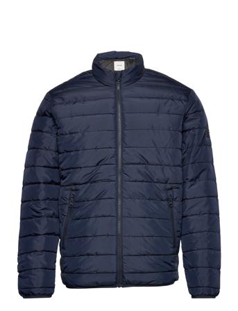 Jwhwing Stand Collar Puffer Jacket Blue Jack & J S