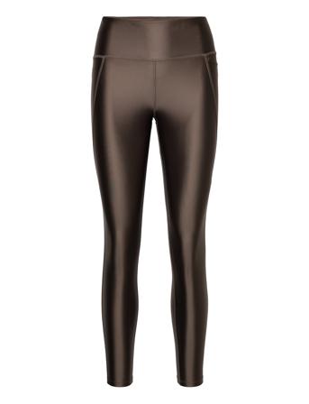 Lux Hr Tight - Holid Running/training Tights Brun Reebok Performance*Betinget Tilbud