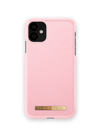 Saffiano Case iPhone 11 Pink