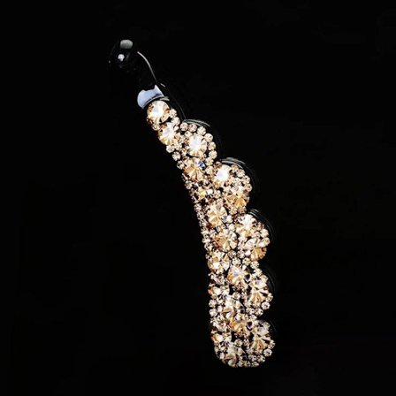 Rhinestones Banana Clip Crystal Hårklor B B