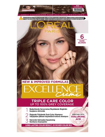 L'Oréal Paris L'oréal Paris Excellence Color Cream Kit 6 Dark Blonde - Nude - ONE SIZE