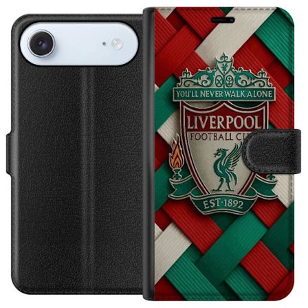 Yhteensopiva Lompakkokotelo Apple Apple iPhone 17 Air Liverpool Football Clubin tunnus, jossa You'll Never Walk Alone voimakkaassa graafisessa suunnit