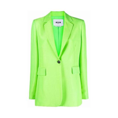 Msgm Blazer Grøn, Dame