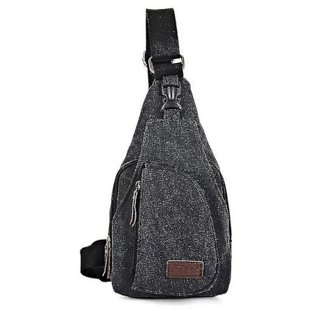 Menn Militær Army Canvas Brystveske Skråveske Skulderveske Ryggsekk For Vandring Camping Bestselger {Db}