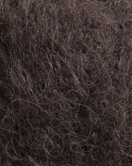 Garn Brushed Alpaca 50g Mörkbrun