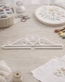 Beschlag weiß Weiß/beige - 22 cm - Cewec