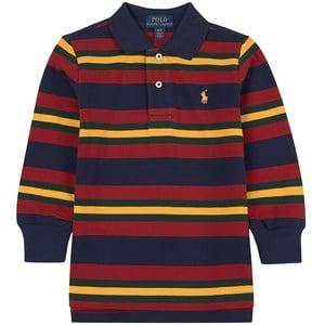 Kids - Ralph Lauren Striped Branded Polo Shirt Navy 3 Years - Tops - 3 years - Navy