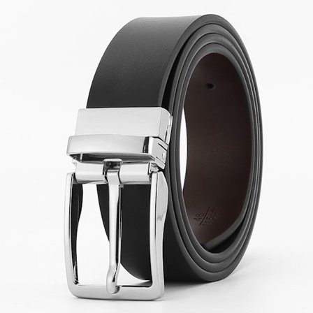 Comfort Miesten Kääntyvä Klassinen Pukeutumisvyö Italialainen Ylälaatuinen Nahka Miesten Kääntyvä Pukeutumisvyö Aito Kiertävällä Soljella