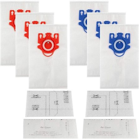 Støvsugerpose-erstatning, Kompatibel med GN 3D / FJM-serien, Forfilter for luftrensing