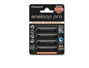Panasonic eneloop pro BK-3HCDE batteri - 4 x AA-type - NiMH