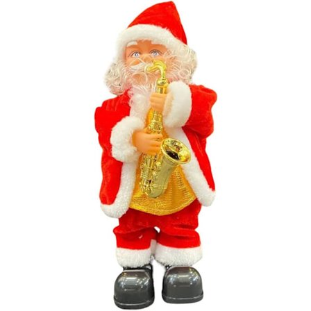 Saxofon Julemand Julemusikboks Ornament
