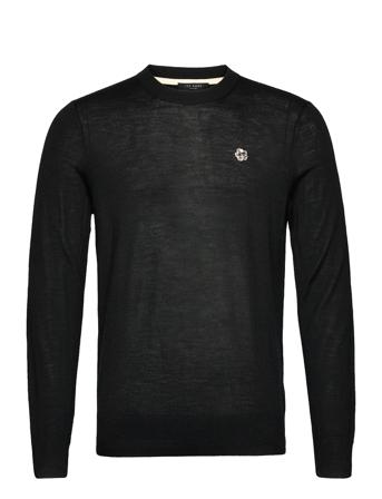 Cardiff Neulepaita Pyöreä Kaula-aukko Musta Ted Baker