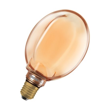 Osram GLOB O 130 DIM LED-lampa E27, 4 W Guld, 220 lm, Belysning