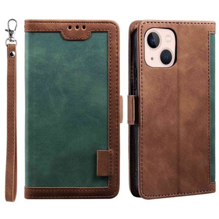 Suburbian läder iPhone 15 Plus fodral - Grön