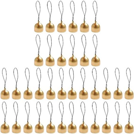 36 stk for Metall Velsignelsestre Making Julepynt Tiltrekker Rustikk Dyr Festival Charm Bell Messing Feng Potty Vindinstrument Hund Shui Støymakere 
