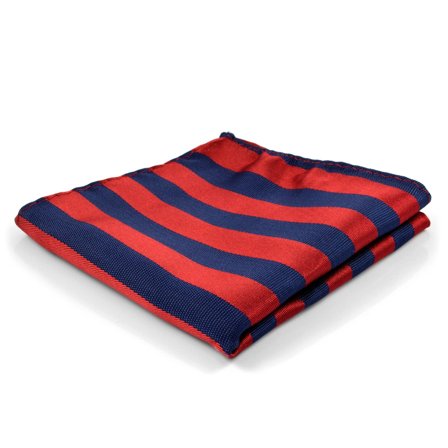 Pochette à rayures à l'ancienne pour hommes - Pochettes de costume à motifs