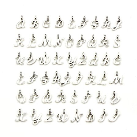 182 stk ABC Letter Charms Pendant Alphabet Dangle Charm 26