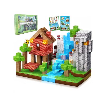 Minecraft Magnetblok 100 stk.