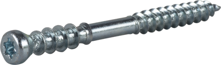 ESSVE L8 111116 Karmskrue Ø 6 mm, tre/betong, skarp spiss, FZB 6 x 110 mm, 50-pakning, Innfesting