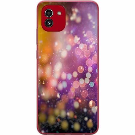 Samsung Galaxy A03 Genomskinligt Skal Glitter
