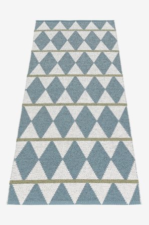 Horredsmattan - Plastmatta Zigge 70x150 cm - Blå - Plastmattor - 70X150 - Från Homeroom