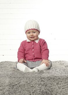 Kofta och mössa Hailey