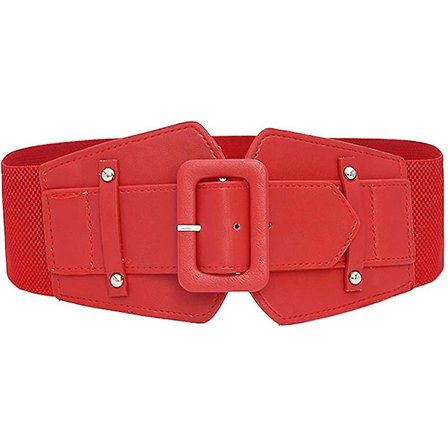 Elastiske belter for kvinner, for kjoler, jumpsuiter, kåper, vintage elastiske