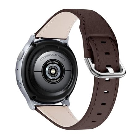 LG Watch Sport klockarmband i läder från koskinn - Choklad