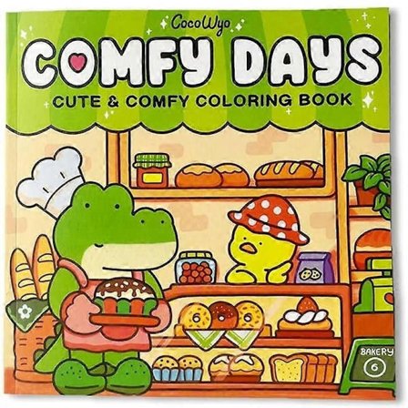 Little Corner Cozy Friends Fargeleggingsbok for voksne for stresslindring [JSR]