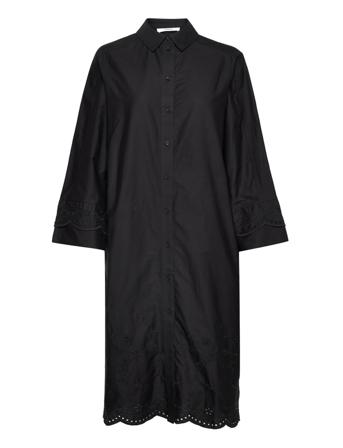 Phoebe Dress Knälång Klänning Svart Lovechild 1979