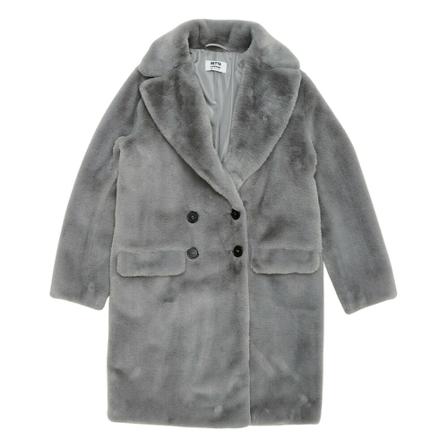 Betta Corradi, Double-Breasted Coats Szary, Kobieta, Rozmiar: L