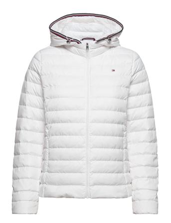 Th Ess Lw Down Jkt Fôret Jakke Hvit Tommy Hilfiger*Betinget Tilbud