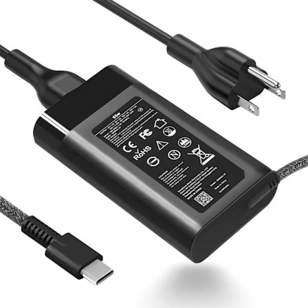 2025 Senaste Modellen Ny Slim 65W USB C Laptop Laddare för HP Spectre X360, Envy, Chromebook, EliteBook X360, Elite X2, Spectre, Repl