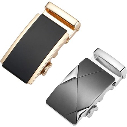 2 stk Automatisk Ratchet Alloy Bæltespænde, Mænd Automatisk Bælte, ZQKLA