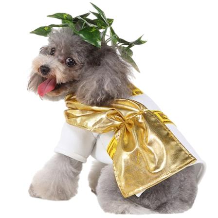 1 kpl Halloween-lemmikkihenkil kohtainen puku valkoinen sarja