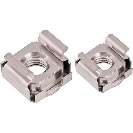 10 stk M5 burmutter i rustfritt stål for nettverksskap