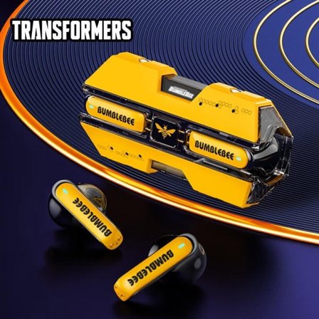 Trådløst Bluetooth 5.3 Headset Bumblebee Gaming Hodetelefoner HIFI Stereo lyd hodetelefoner