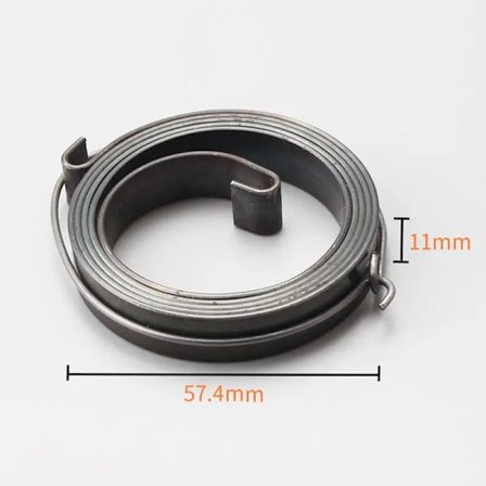 Fjederstarter Metalstarter Tændingsstarter Fjederenhed Kompatibel med 52/58 Motorsav Tilbagespolingsstarter Udskiftningsstarter~1102