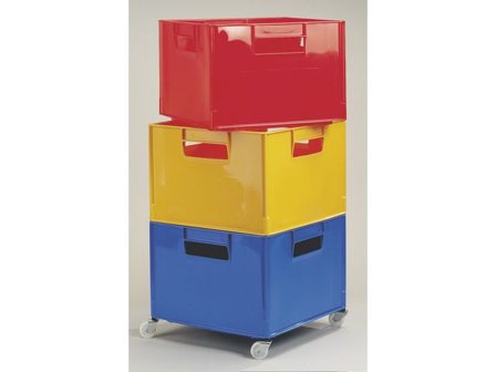 NYBY Lekback, röd - Lyreco - Skolmöbler och inredning - Förvaringsmöbler - Backar, boxar och korgar