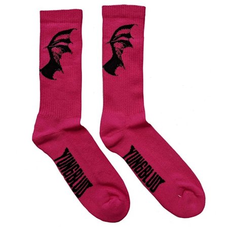 Yungblud Unisex Adult Life On Mars Tour Socks 7 UK-11 UK Rosa